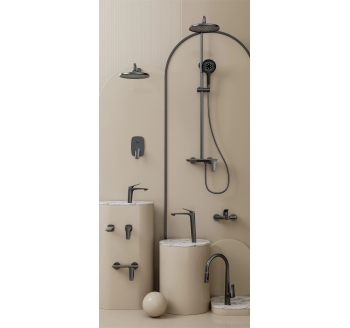 BH1004- Bathroom hardware set for Gun metal color design