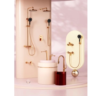 BH1002- Bathroom hardware set for golden color design